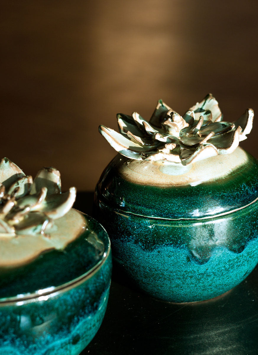 Huislook keramische pot