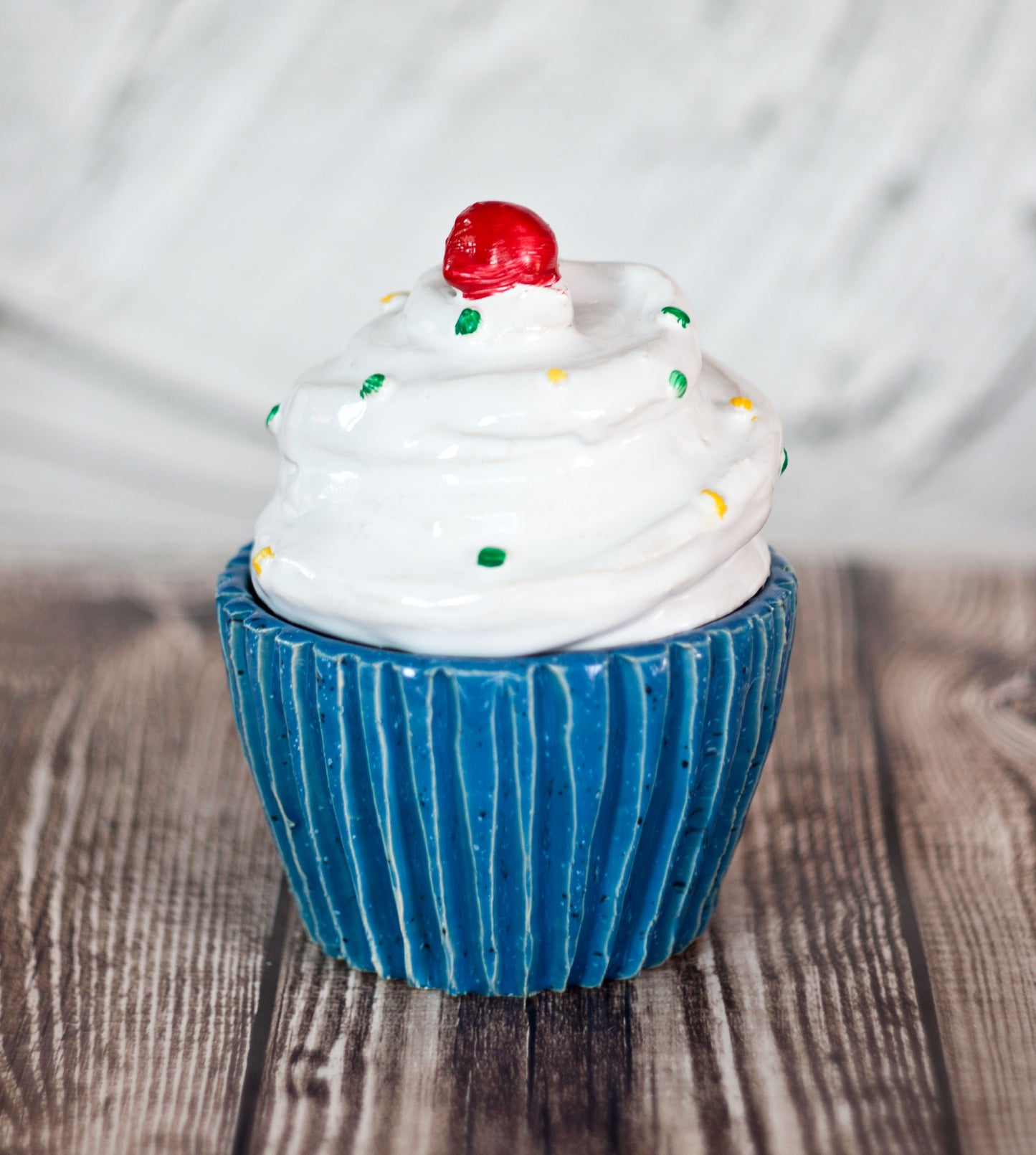 Blauwe muffin