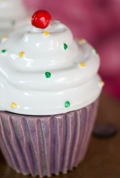 Paarse muffin