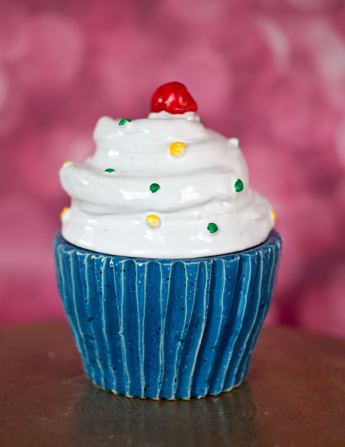 Blauwe muffin