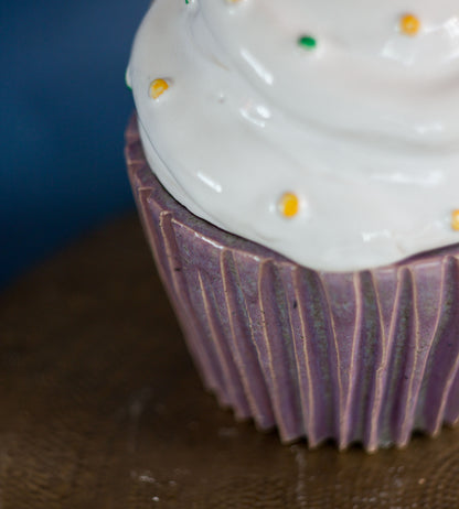 Paarse muffin