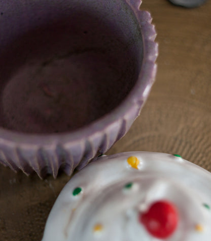 Paarse muffin