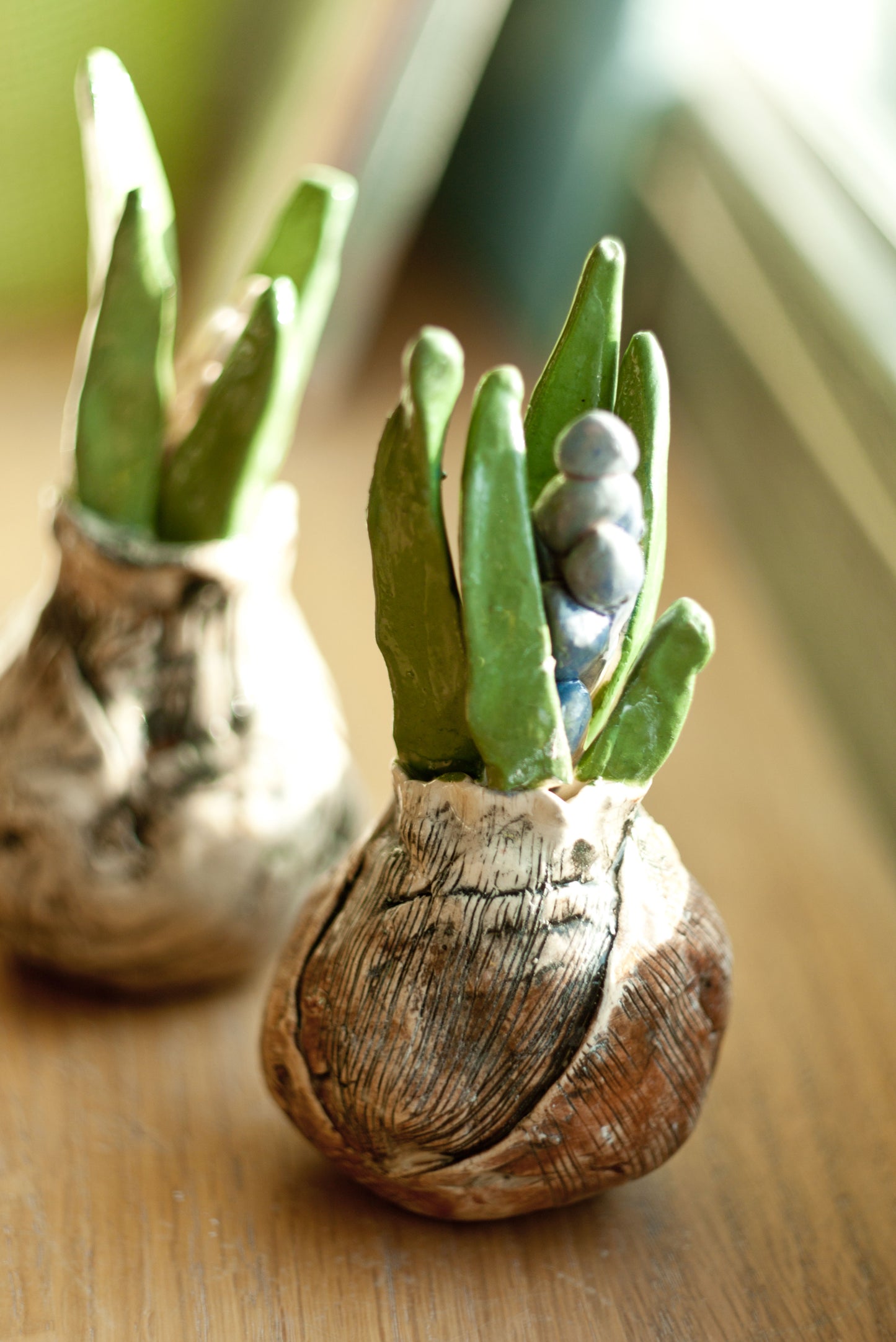 Hyacintbol, keramische decoratie