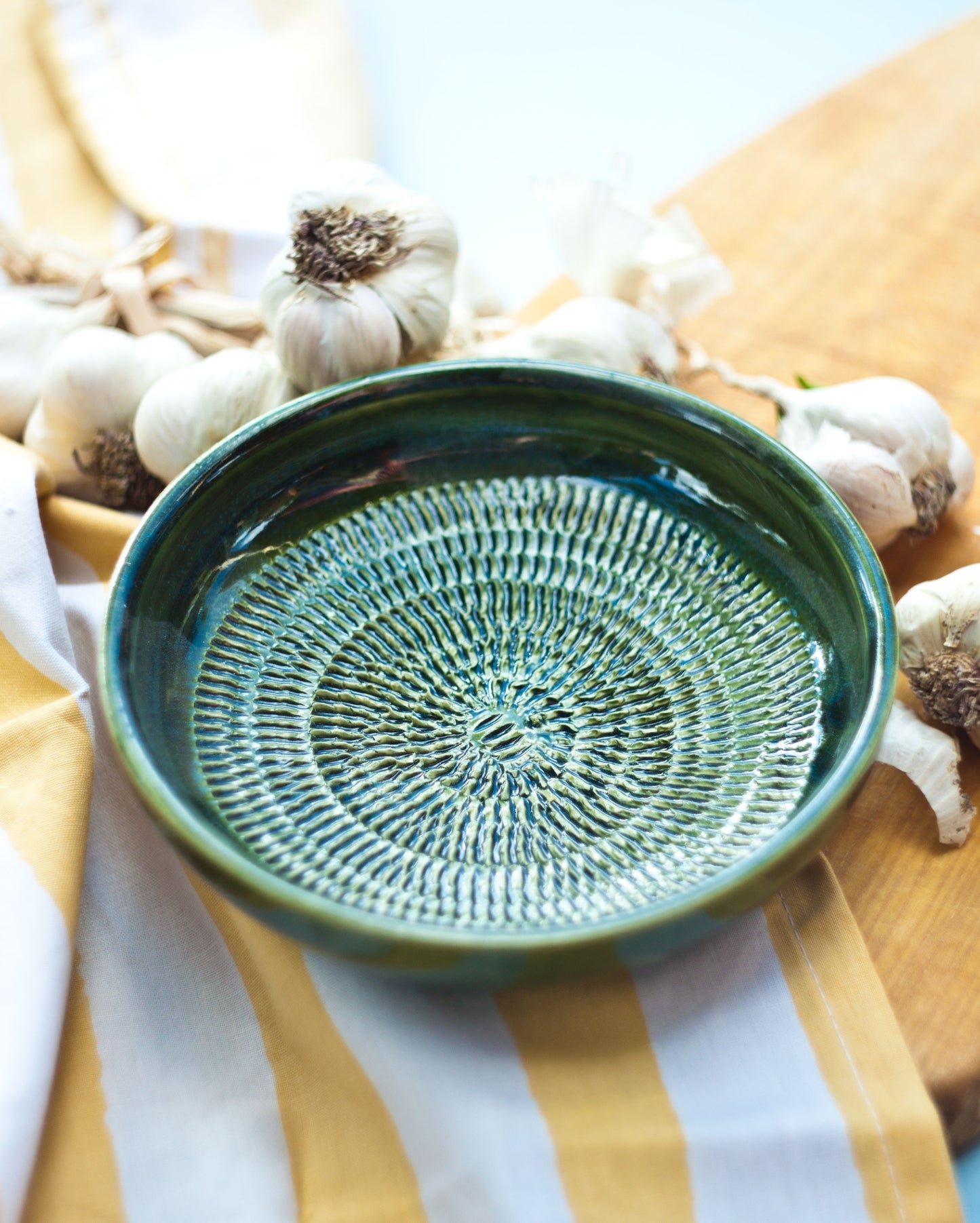 Ceramiczna tarka do warzyw -zielona